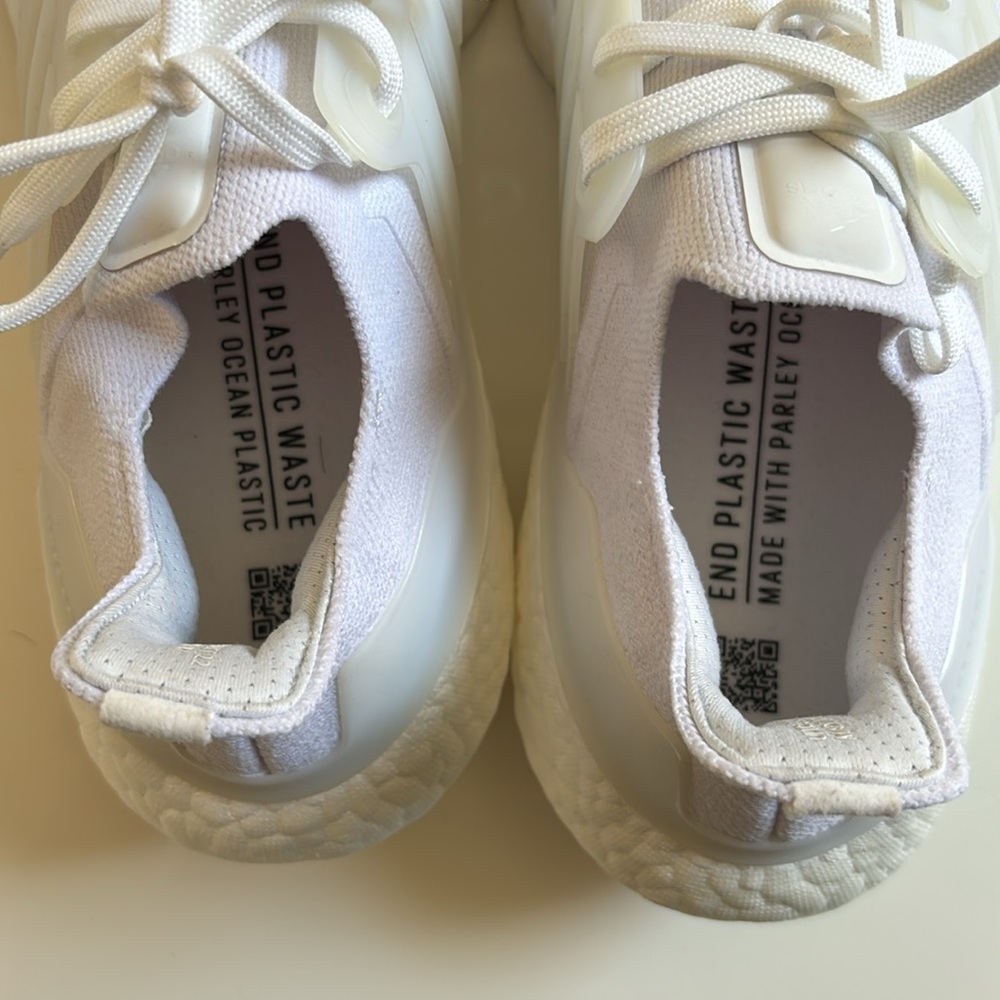 NEW ultraboost women’s white sneakers - Picture 8 of 9